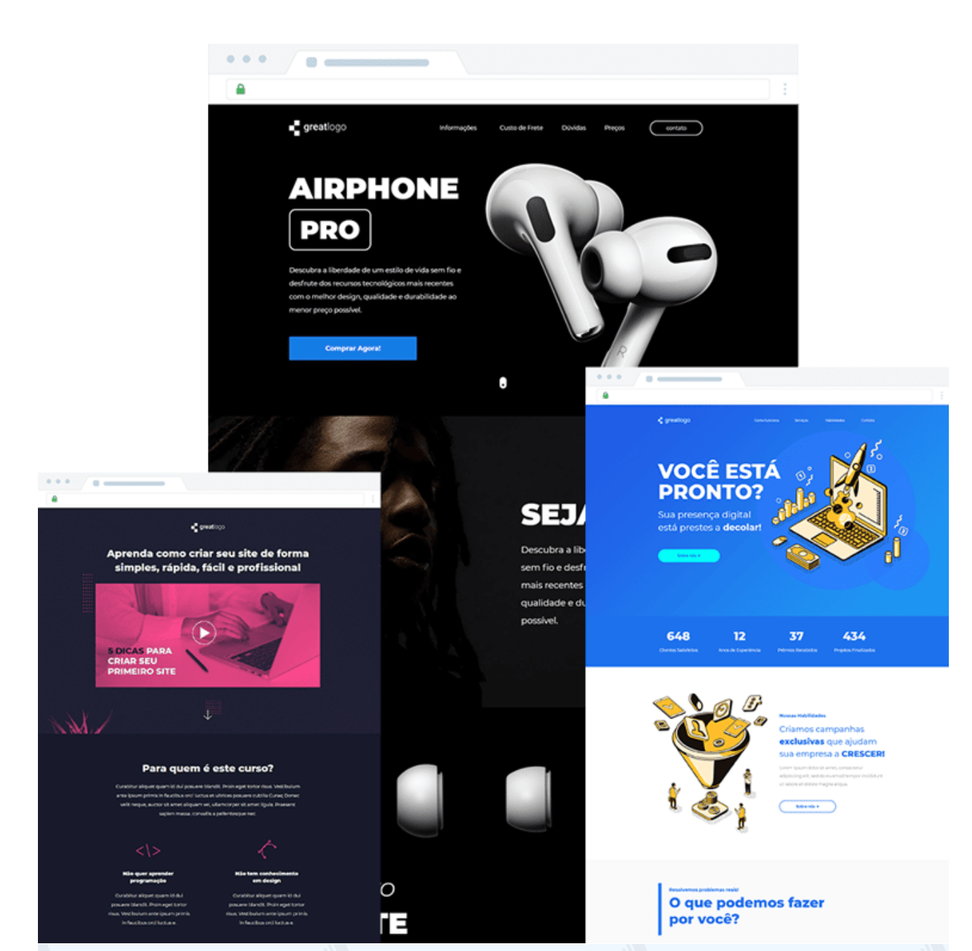 Greatpages interface