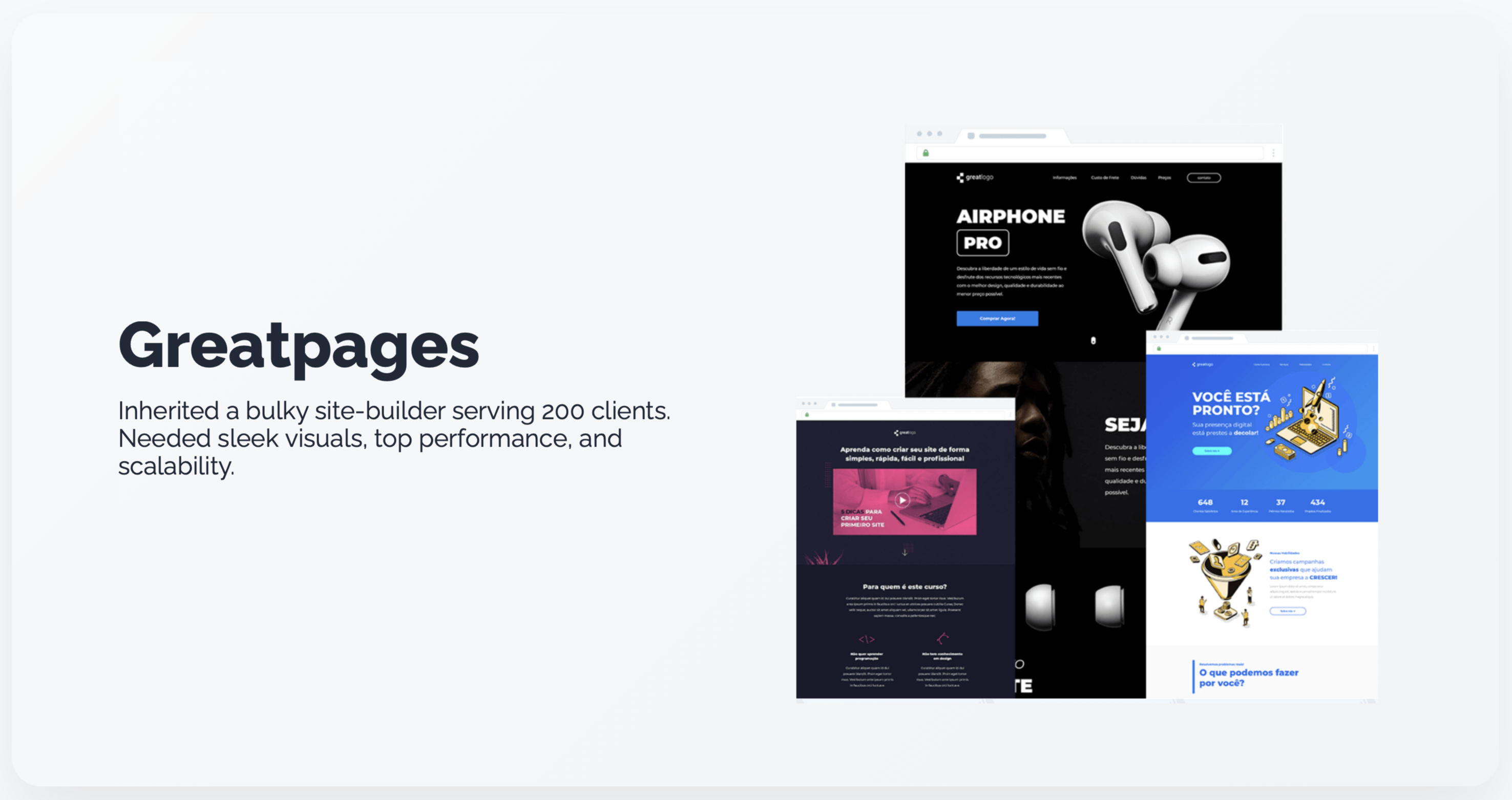 Greatpages Challenge